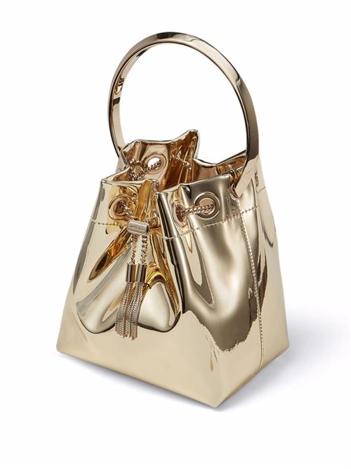 gold-tone metallic effect logo Jimmy Choo | BONBONXVKGOLD